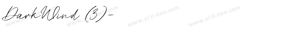 DarkWind (3)字体转换